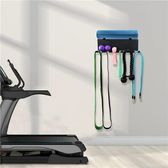 2 Tier Multi-Purpose Storage Rack Resistance Bands Rack Gym Storage Rack - Picture 4 of 7